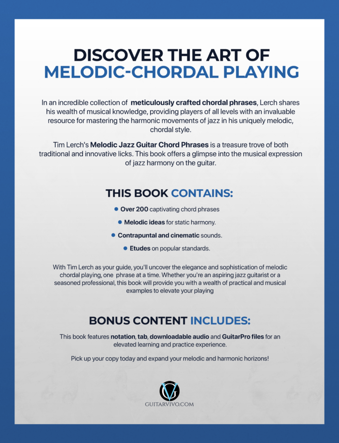 Book Review: The Melodic Jazz Guitar Chord Dictionary by Tim Lerch